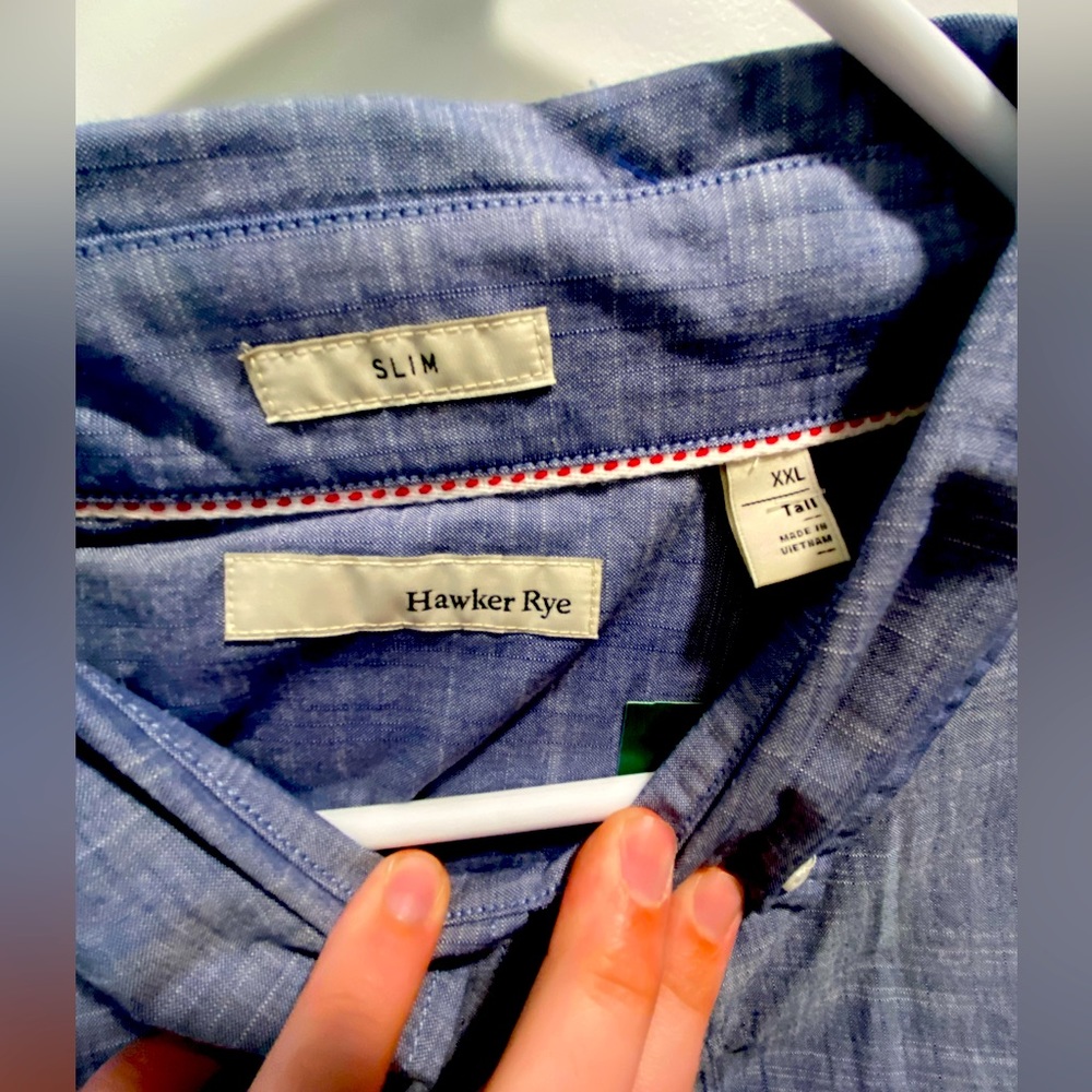 New with tags! 2X Tall long sleeve